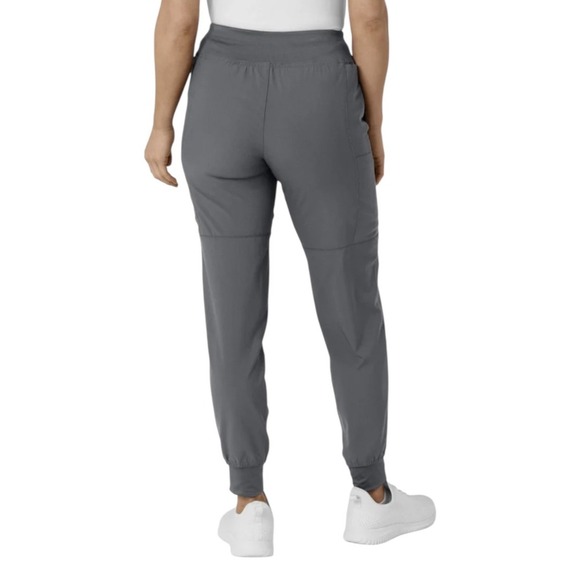 Wink W123 Women's Comfort Waist Cargo Jogger Scrub Pants XXS Pewter - Picture 2 of 8